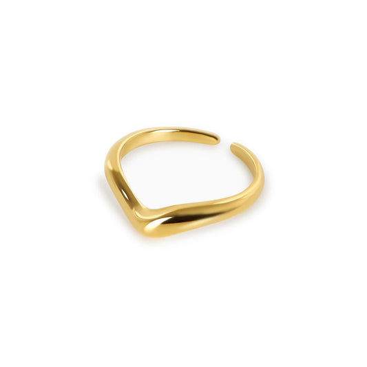 Anel Aspen Banhado em Ouro 18k Anel Aspen Banhado em Ouro 18k Minha loja Ouro 14 