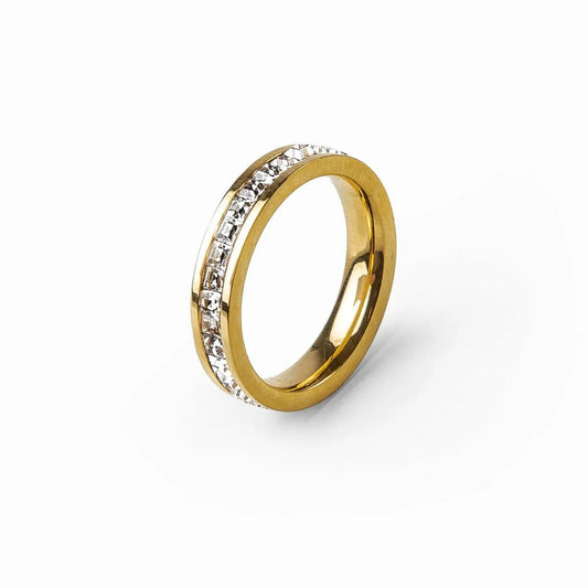 Anel Brilhante Banhado em Ouro 18K Anel Brilhante Banhado em Ouro 18K Minha loja Ouro 14 