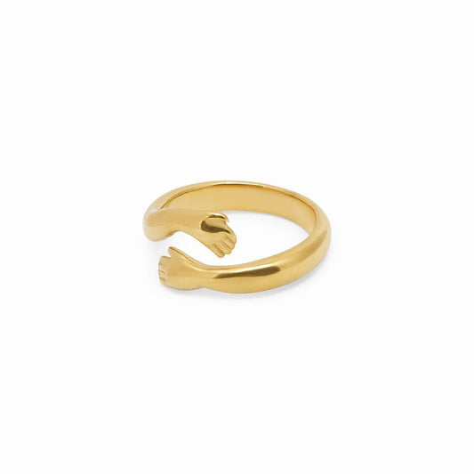 Anel de Abraço Banhado em Ouro 18K Anel de Abraço Banhado em Ouro 18K Minha loja Ouro 14 