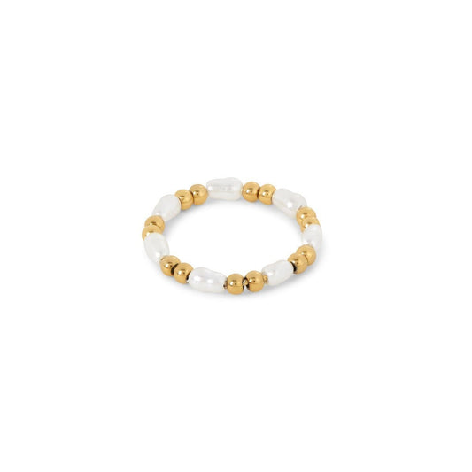 Anel Dress Pérola Banhado em Ouro 18k Anel Dress Pérola Banhado em Ouro 18k Minha loja Ouro 14 