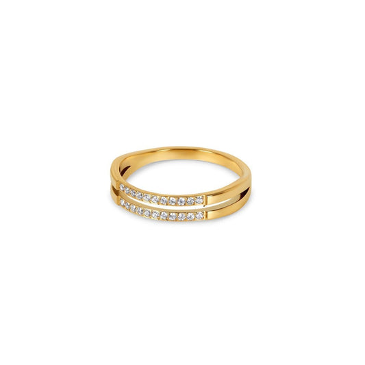 Anel Duplo Camada Banhado em Ouro 18k Anel Duplo Camada Banhado em Ouro 18k Minha loja 