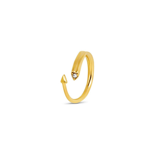Anel Flecha Banhado em Ouro 18k Anel Flecha Banhado em Ouro 18k Minha loja Ouro 14 