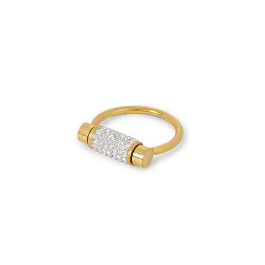 Anel Glitz Giratório Banhado em Ouro 18K Anel Glitz Giratório Banhado em Ouro 18K Minha loja Ouro 14 
