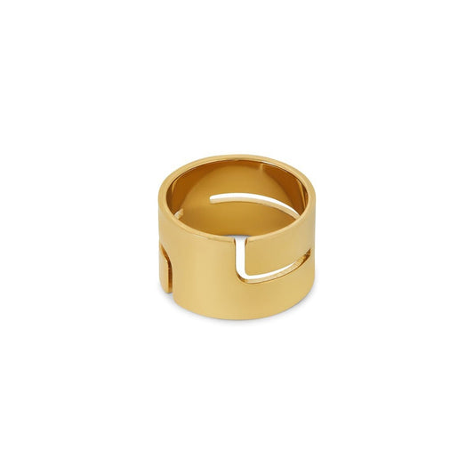 Anel Hi-lo Chunky Banhado em Ouro 18K Anel Hi-lo Chunky Banhado em Ouro 18K Minha loja Ouro 14 