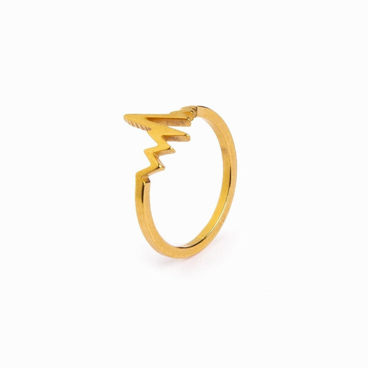 Anel Ritmo do Amor Banhado em Ouro 18K Anel Ritmo do Amor Banhado em Ouro 18K Minha loja Ouro 14 