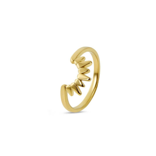 Anel Sunrise Banhado em Ouro 18K Anel Sunrise Banhado em Ouro 18K Minha loja Ouro 14