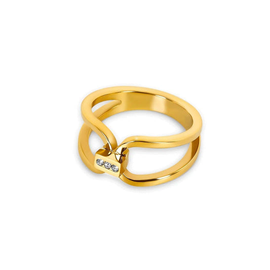 Anel Ternura Banhado em Ouro 18k Anel Ternura Banhado em Ouro 18k Minha loja Ouro 14
