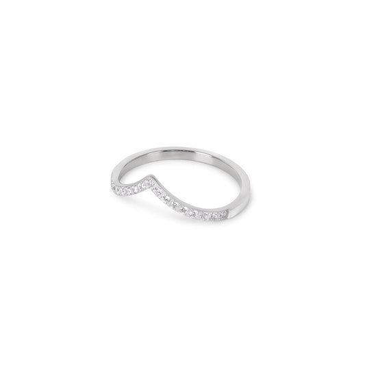 Anel Trinity Zircônia - Prata Anel Trindade Zircônia Banhado em Ouro 18K - Prata Minha loja Prata 14 