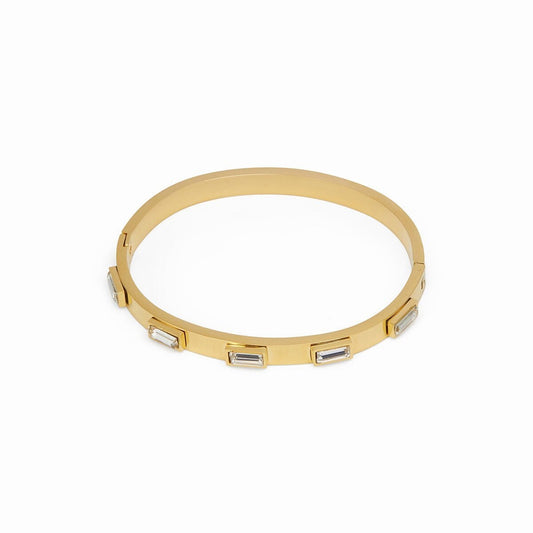 Bracelete Cristais Navete Banhado em Ouro 18K Bracelete Cristais Navete Banhado em Ouro 18K Minha loja 17cm 
