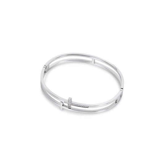 Bracelete Cruz - Prata Bracelete Cruz - Prata Minha loja Prata