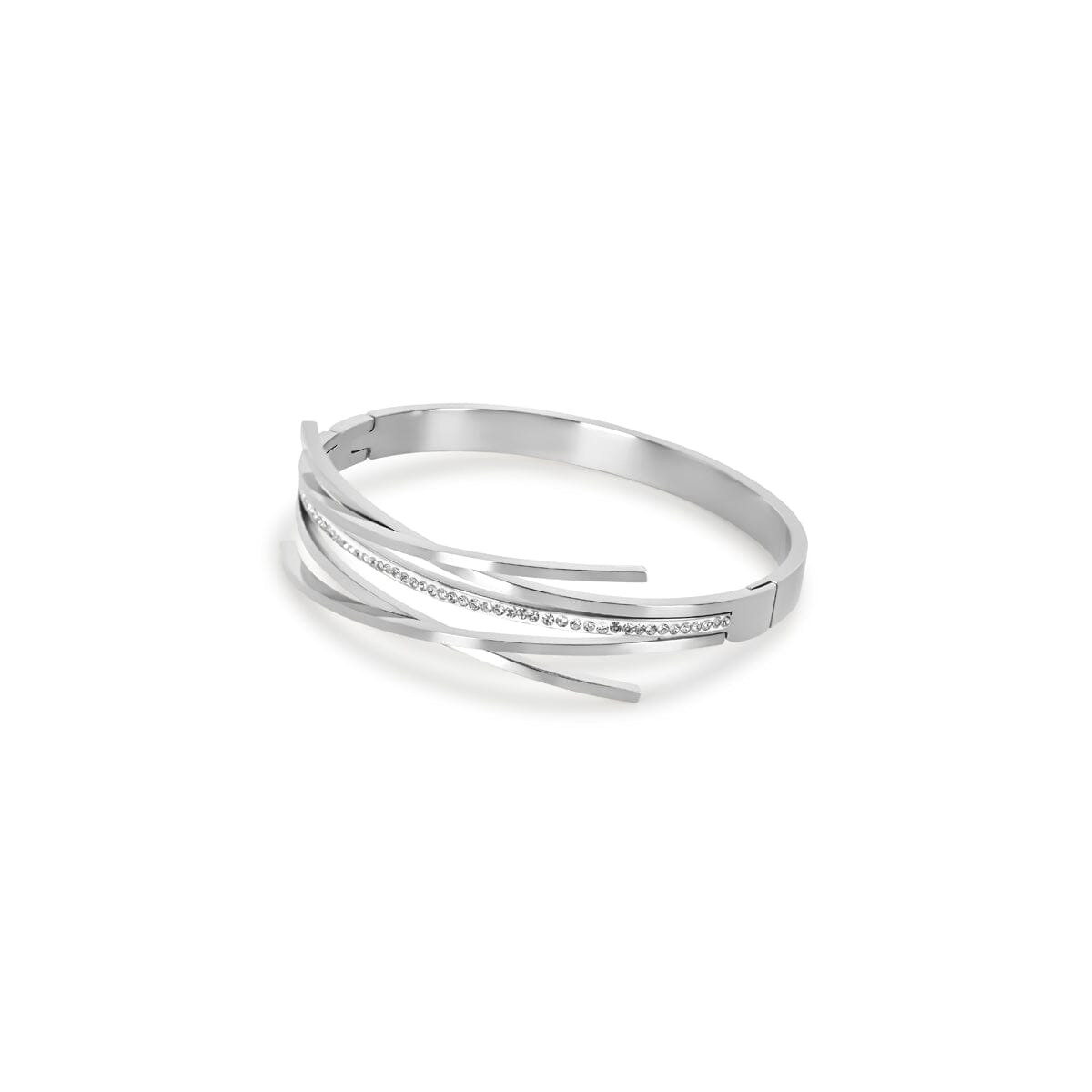 Bracelete Florence Zircônia - Prata Bracelete Florence Zircônia Banhada em Ouro 18K - Prata Minha loja 17cm 