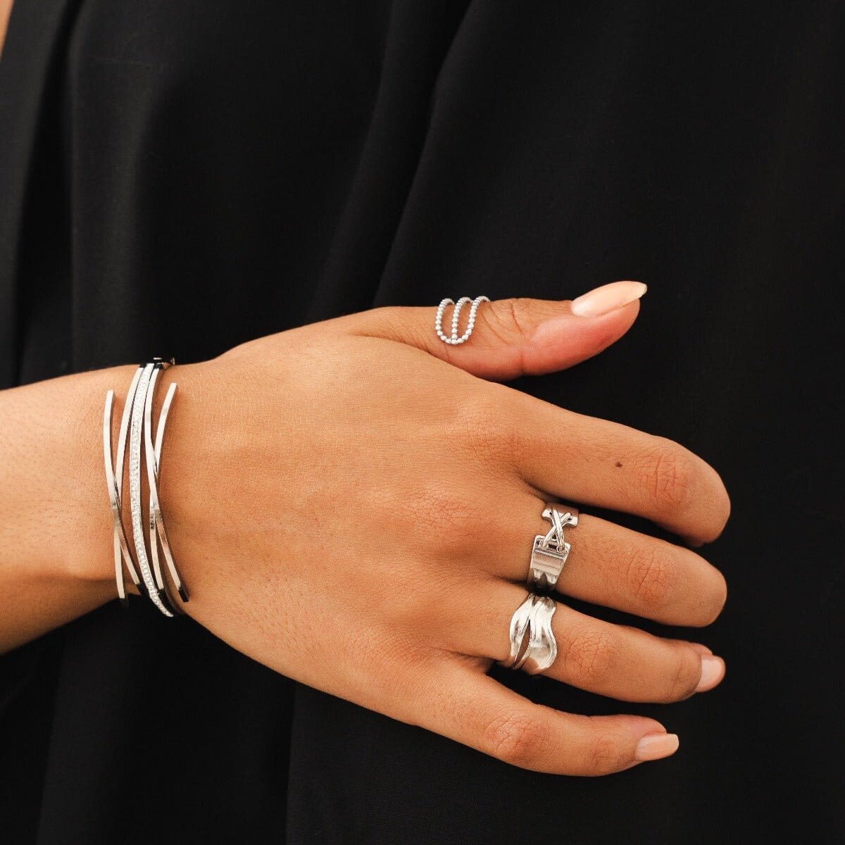 Bracelete Florence Zircônia - Prata Bracelete Florence Zircônia Banhada em Ouro 18K - Prata Minha loja 