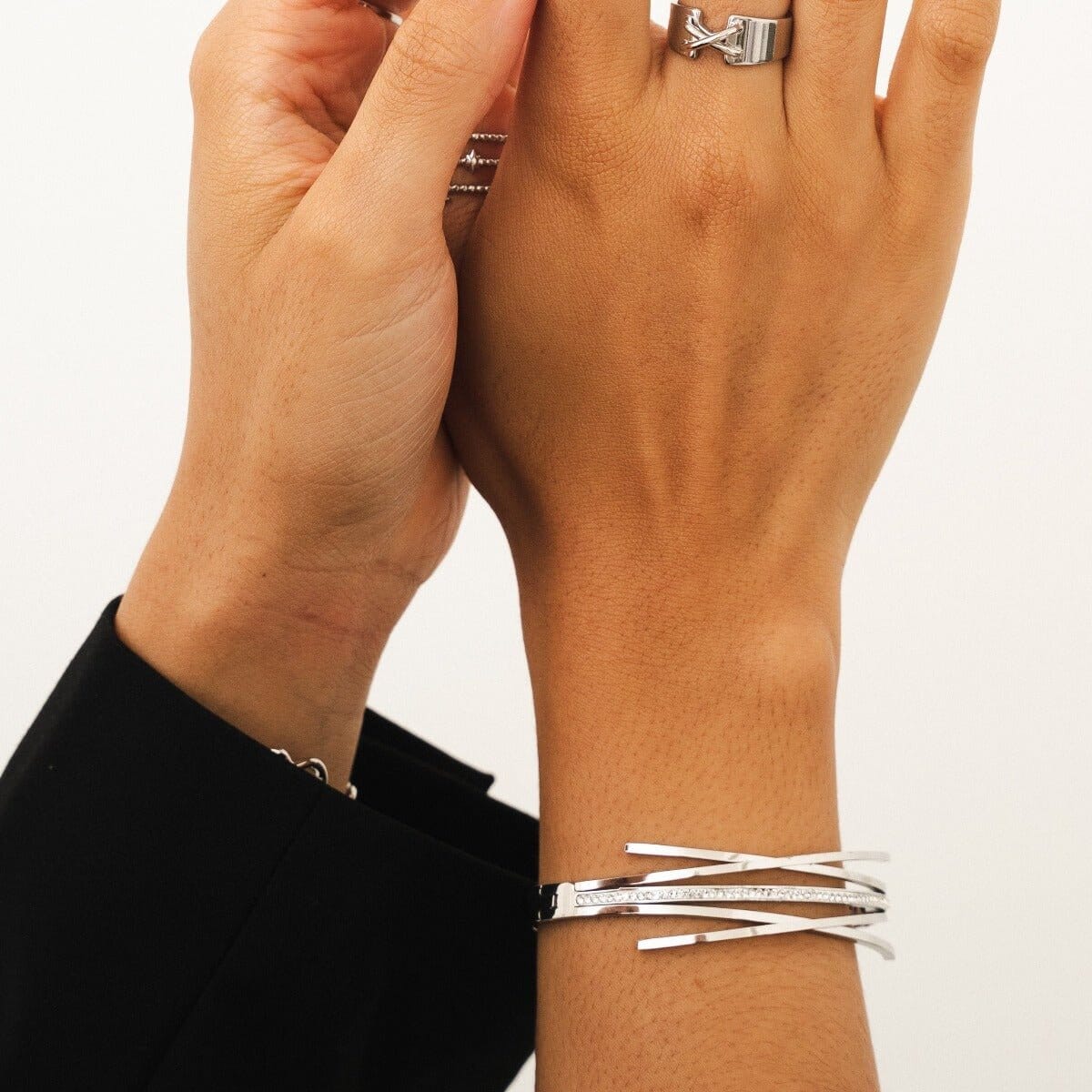 Bracelete Florence Zircônia - Prata Bracelete Florence Zircônia Banhada em Ouro 18K - Prata Minha loja 