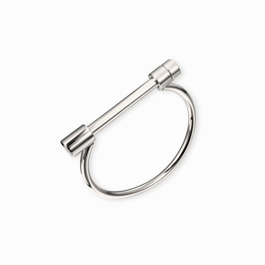 Bracelete Manguito Parafuso - Prata Bracelete Manguito Parafuso Banhado em Ouro 18K - Prata Minha loja Prata