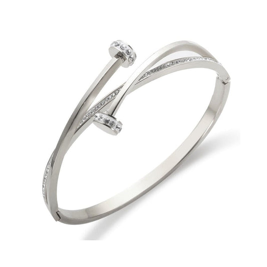 Bracelete Prego Zircônia - Prata Bracelete Prego Zircônia Banhado em Ouro 18K - Prata Minha loja Prata
