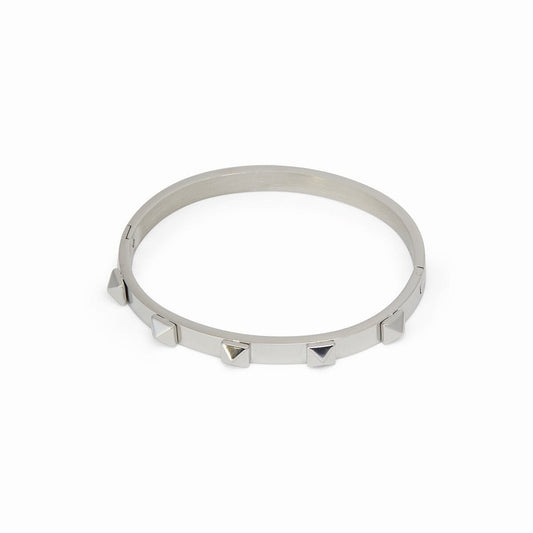 Bracelete Tachas - Prata Bracelete Tachas Banhado em Ouro 18K - Prata Minha loja 17cm