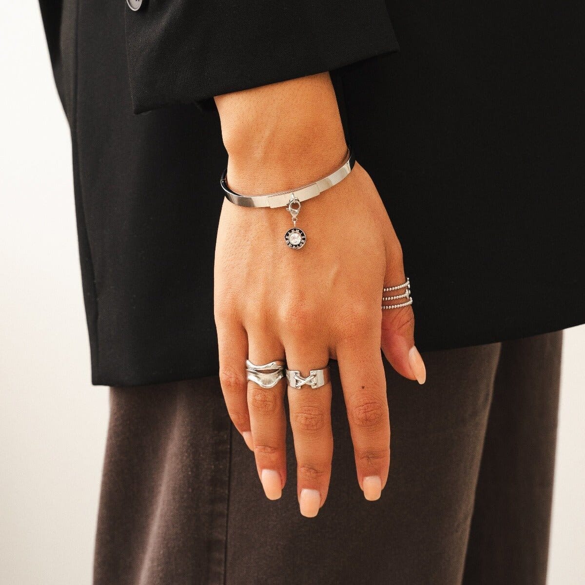 Bracelete Uniq - Prata Bracelete Uniq Banhado a Ouro 18K - Prata Minha loja 