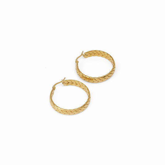 Brinco de Argola Pompeia Banhado em Ouro 18K Brinco de Argola Pompeia Banhado em Ouro 18K Minha loja Ouro 
