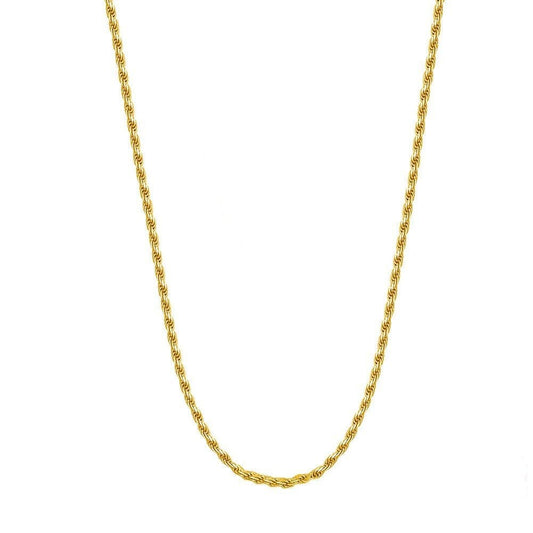 Colar Cordão Baiano Fino 2mm Banhado em Ouro 18k Colar Cordão Baiano Fino 2mm Banhado em Ouro 18k Minha loja Ouro 