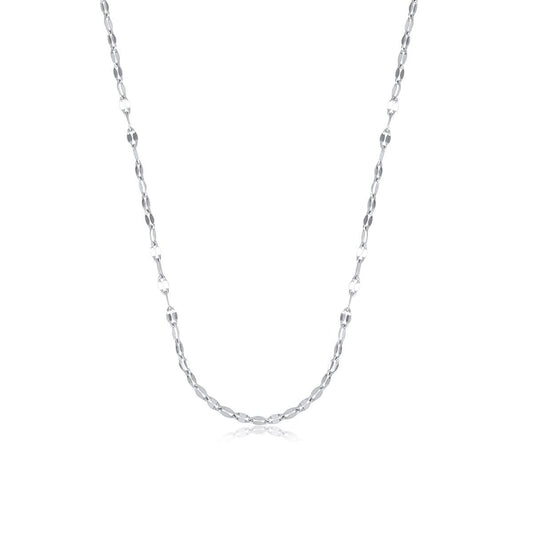 Colar Corrente Destiny - Prata Colar Corrente Destiny Banhado em Ouro 18K - Prata Minha loja 45cm 