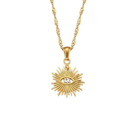 Colar Eye Banhado em Ouro 18K Colar Eye Banhado em Ouro 18K Minha loja Ouro