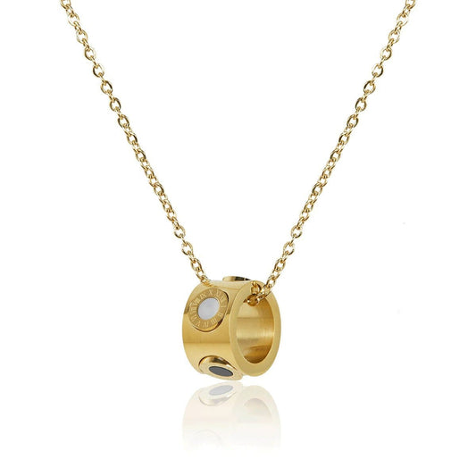 Colar Giratório Numeral Romanos Banhado em Ouro 18K Colar Giratório Numeral Romanos Banhado em Ouro 18K Minha loja Ouro 