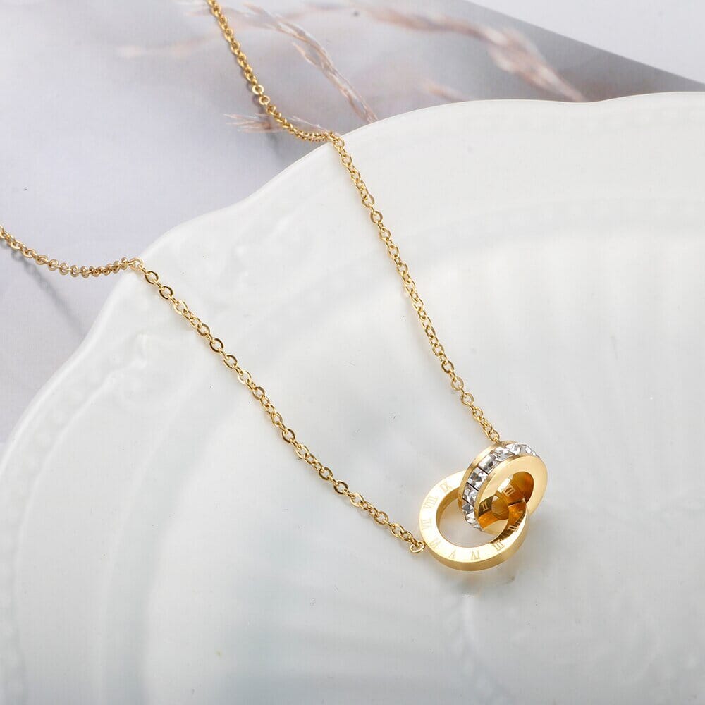 Colar Imperial Pedra Zircônia Banhado em Ouro 18K Colar Imperial Pedra Zircônia Banhado em Ouro 18K Minha loja 