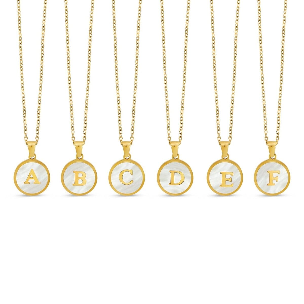 Colar Letra Inicial Marble Banhado em Ouro 18K Colar Letra Inicial Marble Banhado em Ouro 18K Minha loja 