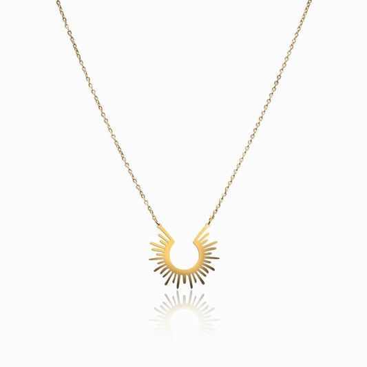 Colar Spike Pingente Banhado em Ouro 18K Colar Spike Pingente Banhado em Ouro 18K Minha loja 43cm 