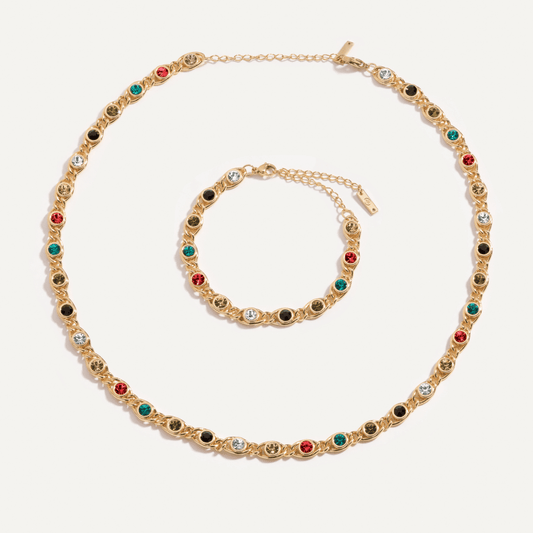 Conjunto Chloé Banhado em Ouro 18k Conjunto Chloé Banhado em Ouro 18k Minha loja Ouro