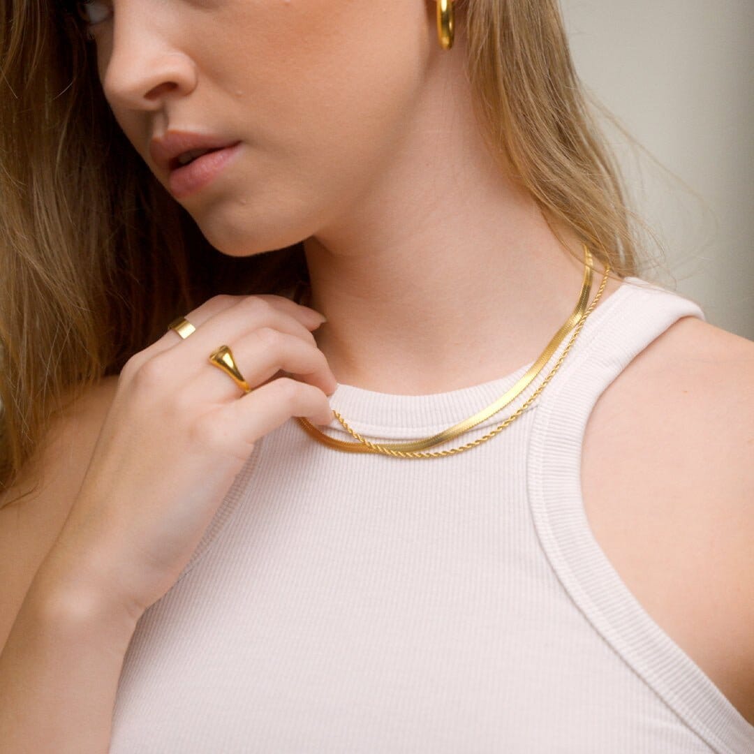 Mix Colar Melina Banhado em Ouro 18k Mix Colar Melina Banhado em Ouro 18k Minha loja 