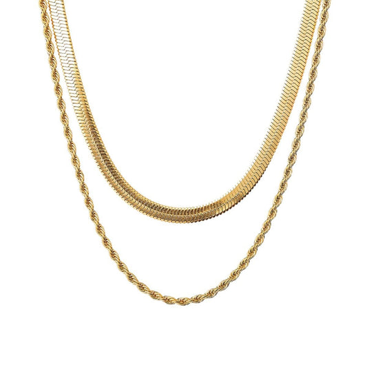 Mix Colar Melina Banhado em Ouro 18k Mix Colar Melina Banhado em Ouro 18k Minha loja