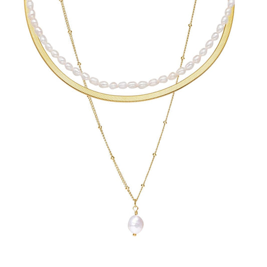 Mix Noronha Colar Triplo Banhado em Ouro 18k Mix Noronha Colar Triplo Banhado em Ouro 18k Minha loja Ouro 