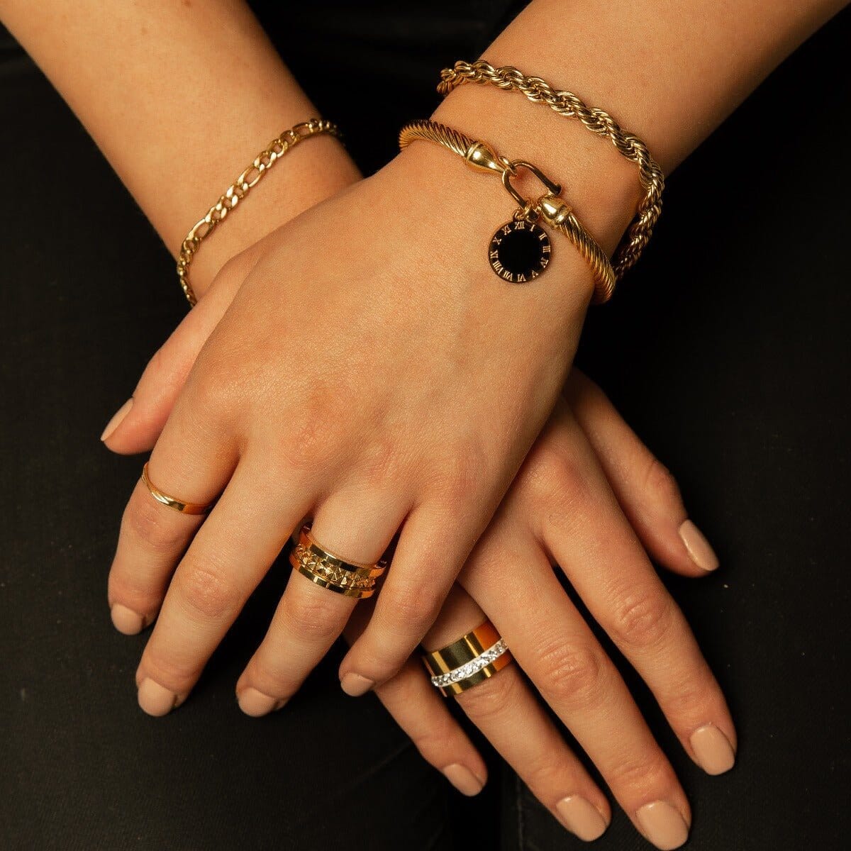 Pulseira Cordão Baiano Banhado em Ouro 18K Pulseira Cordão Baiano Banhado em Ouro 18K Minha loja 