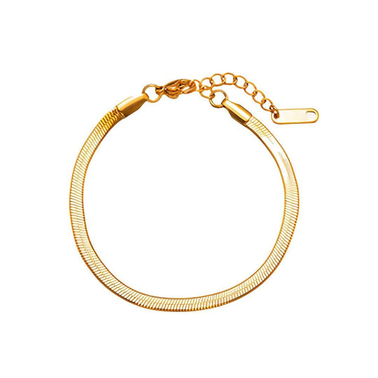Pulseira Malha Banhada em Ouro 18K Pulseira Malha Banhada em Ouro 18K Minha loja 